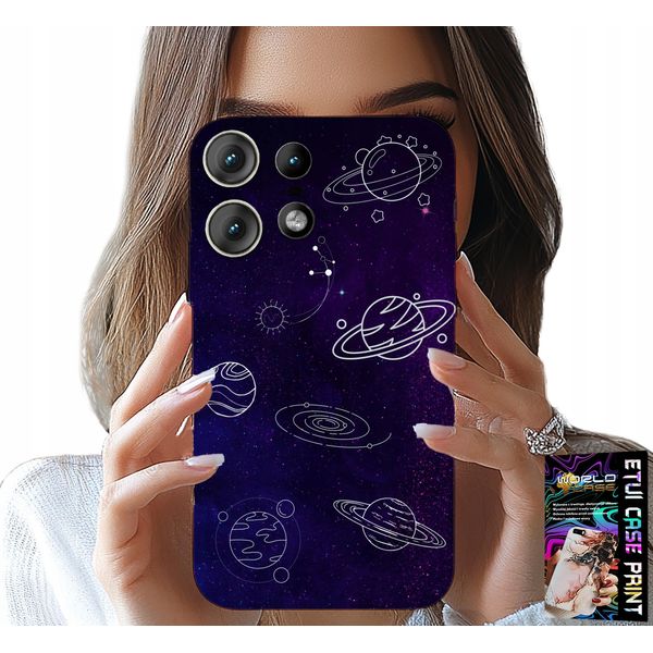 Custodia Per Motorola Edge 50 Pro - Modelli Cosmo Pianeti Stelle Galassia-image