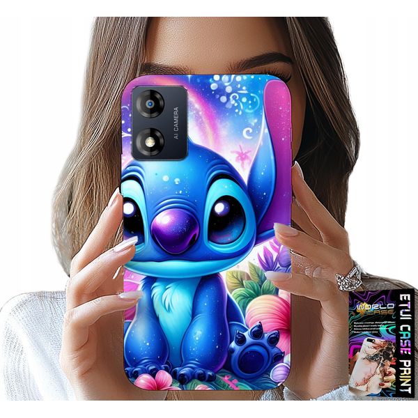 Custodia Per Motorola Moto E13 - Custodia Con Motivi Fiabeschi Colorati +Folia-image