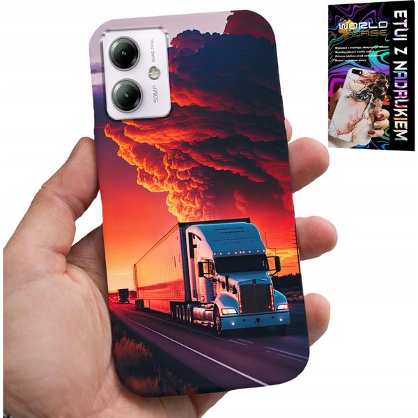 Custodia Per Motorola Moto G54 5G - Custodia Tir Truck + Vetro Temperato-image