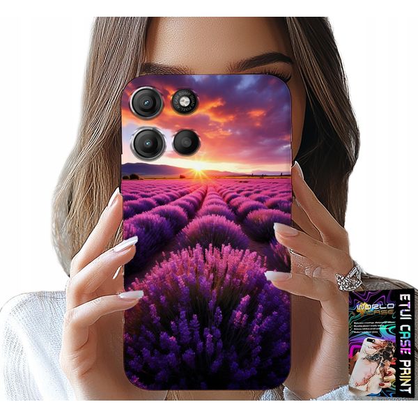 Custodia Per Motorola Edge 60 5G - Campo Di Lavanda, Bellissimi Paesaggi, Motivi-image