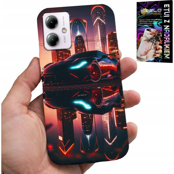 Custodia Per Motorola Moto G54 5G - Fan Cars, Designs Da Uomo +Folio-image