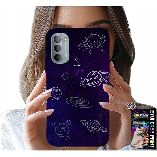 Custodia Per Motorola G31 / G41 - Cosmo Pianeti Stelle Galassia Motivi-image