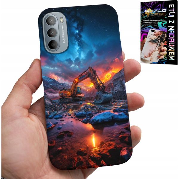 Custodia Per Motorola Moto G52 / G82 - Trattore Agricolo Coltivazioni Agricole-image