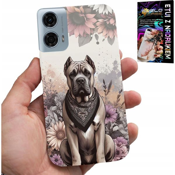 Custodia Per Motorola G24 / G04 - Razze Canine Motivi Canini Custodia + Pellicola Protettiva-image