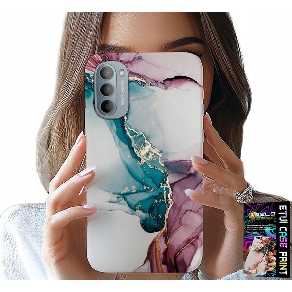 Custodia Per Motorola G31 / G41 - Elegante Marmorizzata Alla Moda Femminile-image