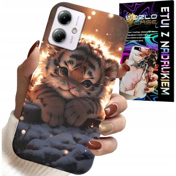 Custodia Per Motorola Moto G14 - Con Stampa Tigrottino Carino Custodia Case-image