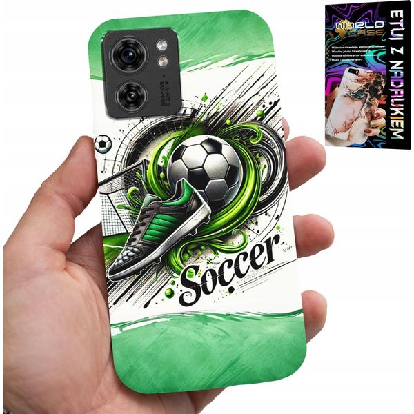 Custodia Per Motorola Edge 40 - Calcio, Custodia Per Calcio + Foil-image