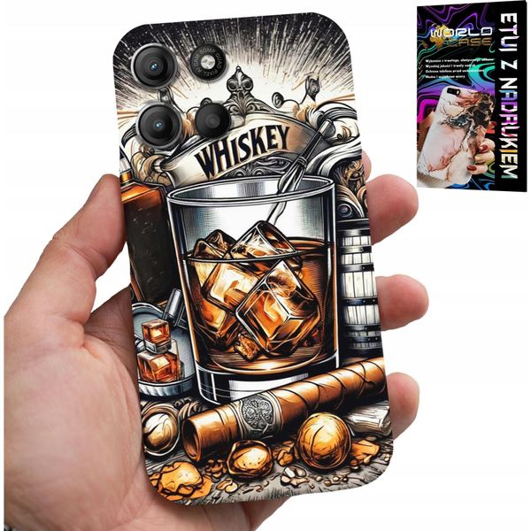 Custodia Per Motorola Edge 60 Pro 5G - Modelli Di Sigaro Whisky Per Zaini Da Uomo-image