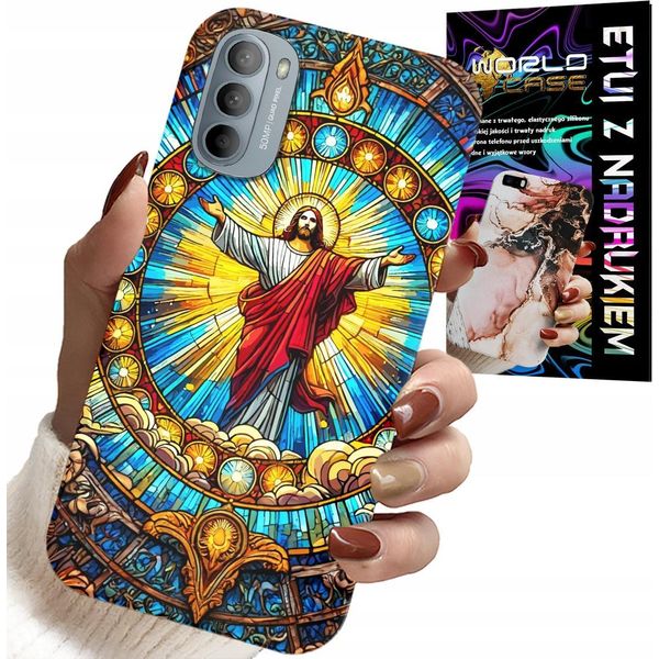 Custodia Per Motorola G31 / G41 - Gesù Cristianesimo Religione + Pellicola Protettiva-image