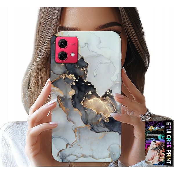 Custodia Per Motorola Edge 40 Neo - Modelli Femminili Eleganti In Marmo Alla Moda-image