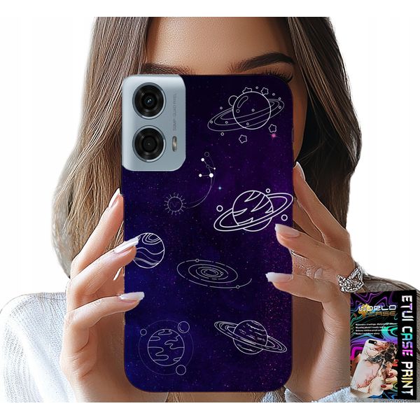 Custodia Per Motorola Moto G85 5G - Cosmo Pianeti Stelle Galassia Motivi-image
