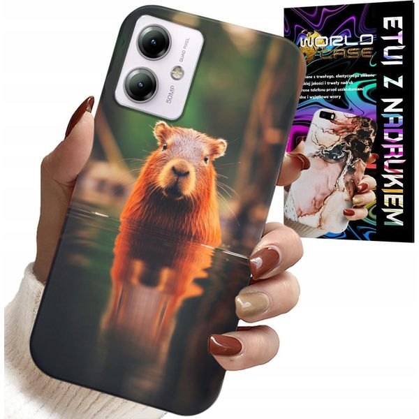 Custodia Per Motorola Moto G14 - Dolce Capibara, Capibara, Molti Modelli-image