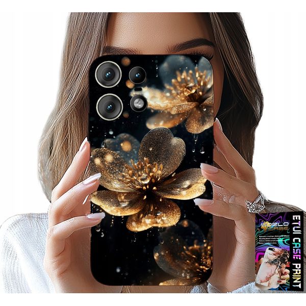 Custodia Per Motorola Edge 50 Pro - Bellissimi Motivi Floreali, Retro, Custodia-image