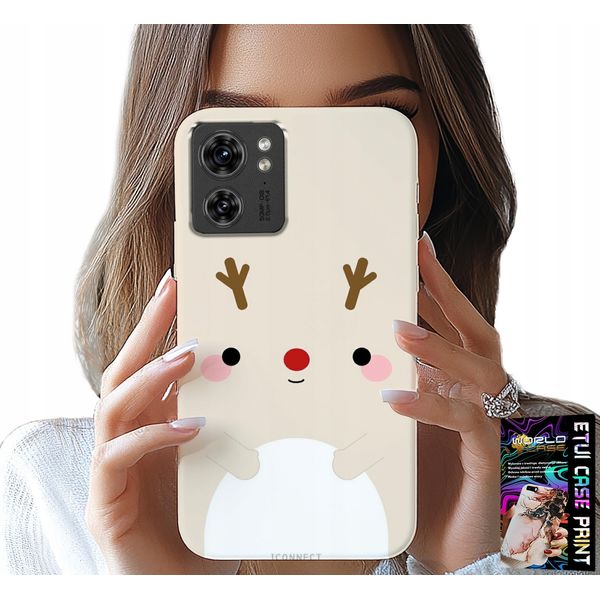 Custodia Per Motorola Edge 40 - Renna, Disegni Natalizi-image