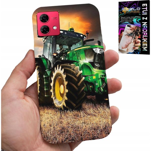 Custodia Per Motorola Edge 40 Neo - Trattore Agricolo + Pellicola-image