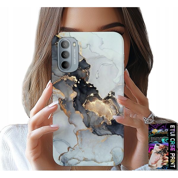 Custodia Per Motorola G31 / G41 - Elegante Marmo Modelli Femminili Alla Moda-image