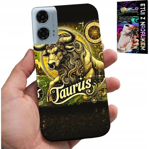 Custodia Per Motorola Moto G35 - Segno Zodiacale Toro Custodia Astronomia-image