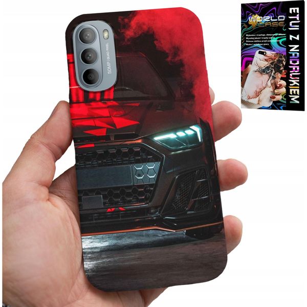 Custodia Per Motorola G31 / G41 - Auto Sportive, Car Auta Fan + Pellicola Protettiva-image