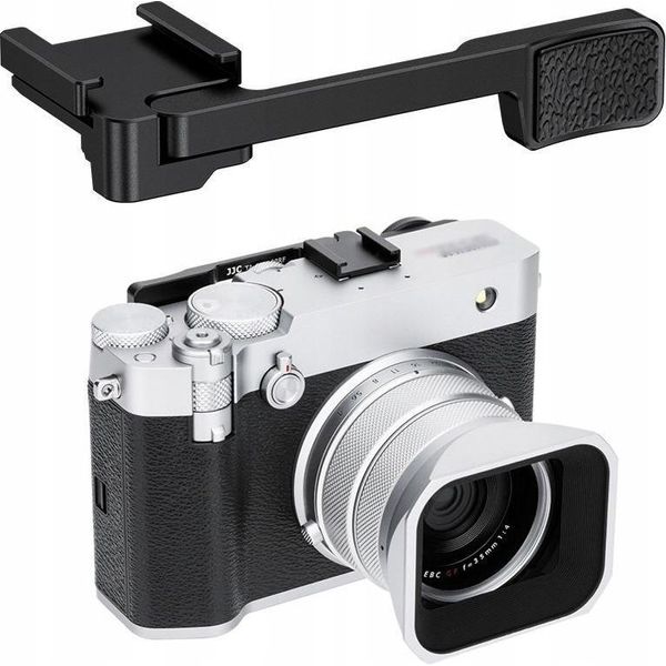 Grip Holder Stabilizzatore Per Pollice Impugnatura Per Fuji Fujifilm Gfx 100RF / TA-GFX100RF Nero-image