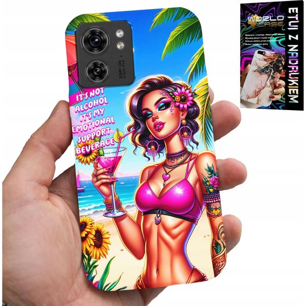 Etui Do Motorola Edge 40 - Non è L'alcol è Il Mio Caso Emotivo-image