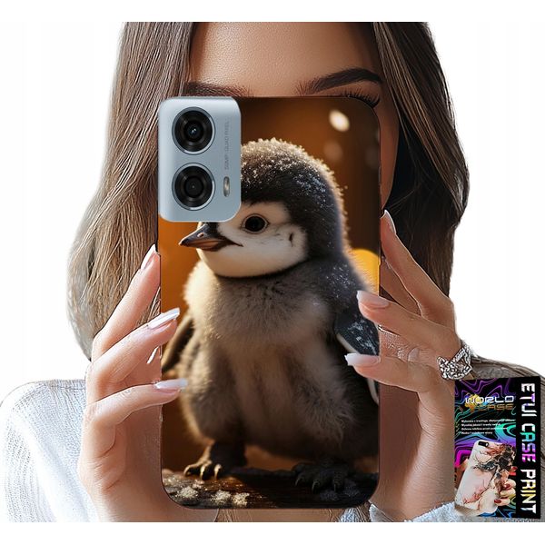 Custodia Per Motorola G34 5G - Pinguino Carino, Tuptak, Madagascar Motivi-image