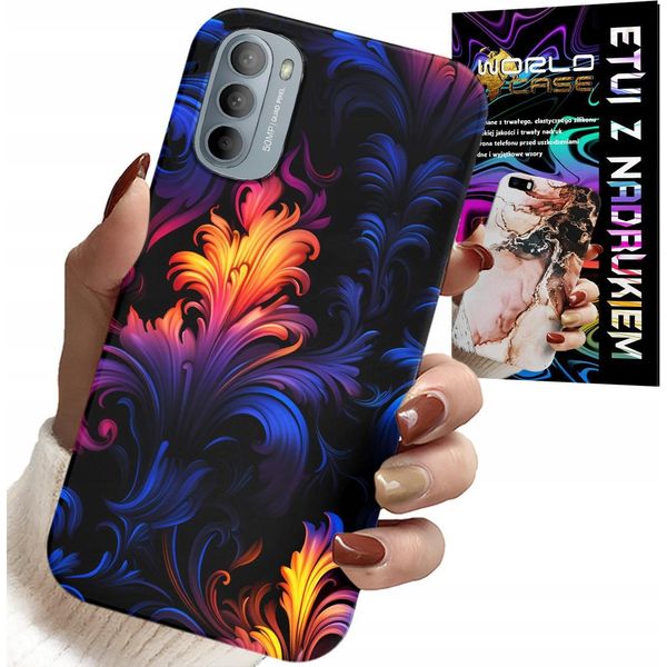 Custodia Per Motorola G31 / G41 - Motivi Astratti Colorati + Pellicola Protettiva-image