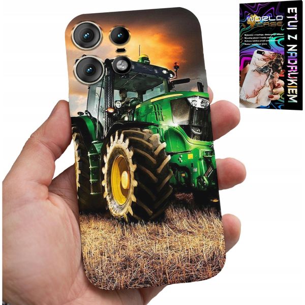 Custodia Per Motorola Edge 50 Pro - Trattore Agricolo + Pellicola-image