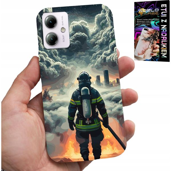 Custodia Per Motorola Moto G14 - Vigili Del Fuoco Incendio Pompiere Custodia Case-image
