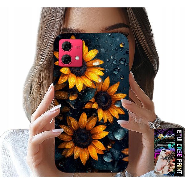 Custodia Per Motorola Edge 40 Neo - Girasoli, Girasole, Motivi Floreali-image