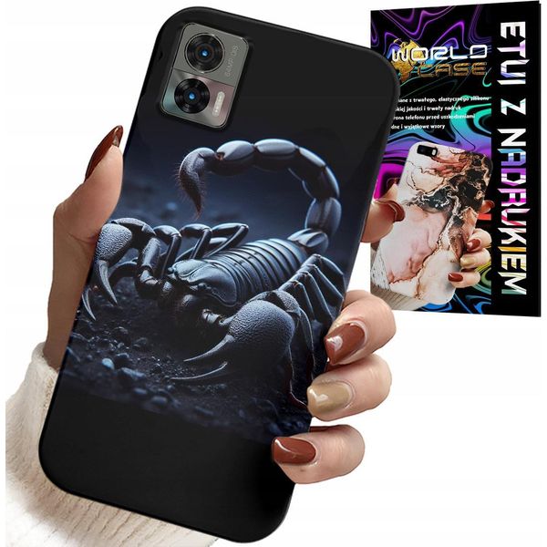 Custodia Per Motorola Edge 30 Neo - Scorpion, Scorpions + Pellicola Idrogel-image