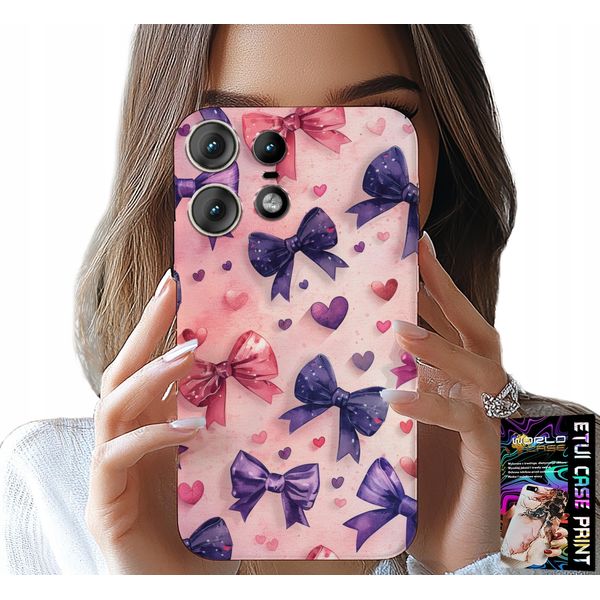Custodia Per Motorola Edge 50 Pro - Nastri Colorati + Foil-image