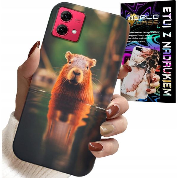 Custodia Per Motorola Edge 40 Neo - Sweet Capybara, Capybara, Design Multipli-image