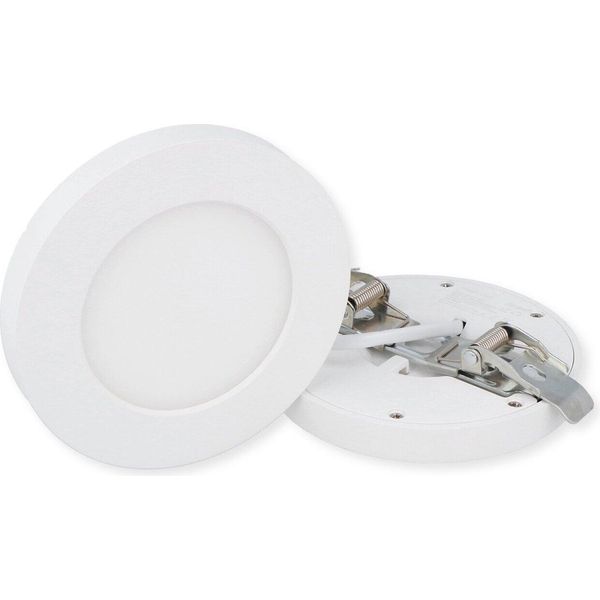 Pannello Led Da 6W Plafoniera A Soffitto Luce Spot Bianco Neutro 450 Lumen Rotonda-image