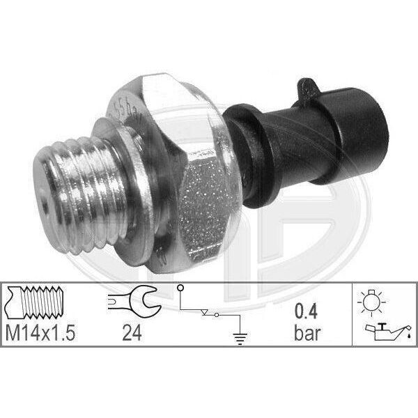 Era 330364 - Oe 12 52 557 ÖLdruckschalter FüR Aveo (T200), Aveo (T250, T255), Captiva, Cruze (J300), Epica (KL1), Lacetti (J200), Rezzo (U100), Antara (L07), Astra G, Astra H, Combo, Combo (71), Combo Tour, Corsa C (X01), Frontera B (U99), Meriva (X03), Signum (Z03), Sintra (Apv), Speedster (E01), Tigra (S93), Tigra Twintop (X04), Vectra B (J96), Vectra C (Z02), Zafira B, Zafira A-image