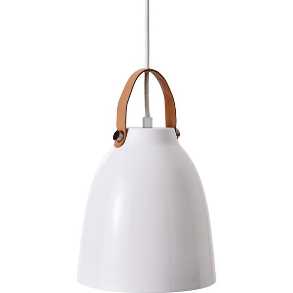 Lampada A Sospensione Led, Lampada A Sospensione, Lampada A Soffitto A Sospensione, Lampada A Sospensione Per Tavolo Da Pranzo, Lampada A Sospensione Per Soggiorno, Design Scandinavo, Copenhagen D19 Bianca-image