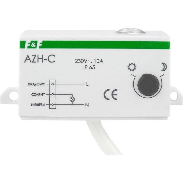 Interruttore Crepuscolare Con Sensore Di Luce Interno Sensore Crepuscolare F&F AZH-C-image