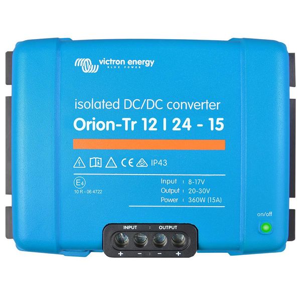 Victron Orion-Tr 12/24-15 360W Convertitore Di Tensione DC-DC Isolato-image
