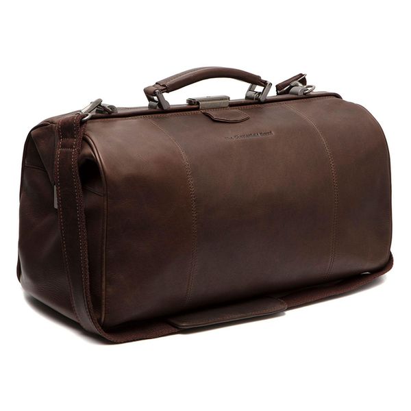 The Chesterfield Brand Pelle Borsa Da Viaggio Travelbag Brown Marrone Scuro-image