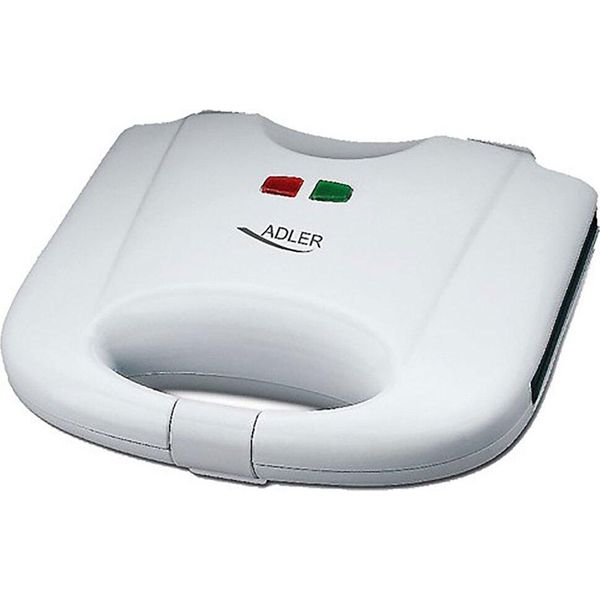 Adler | Ad 311 | Macchina Per Waffle | 700 W | Numero Di Porzioni 2 | Belgio | Bianco-image