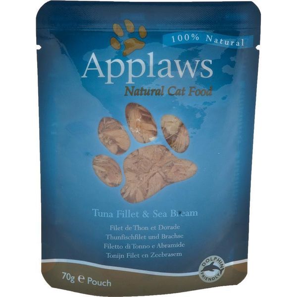 Applaws Cat Nassfutter P.B. Thunfischfilet & Brasse 70 Gx12-image