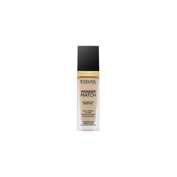 Eveline Wonder Match Skin Absolute Perfection Trucco A Lunga Durata Per Un Incarnato Unificato E Luminoso 05 Light Porcelain 30 Ml-image