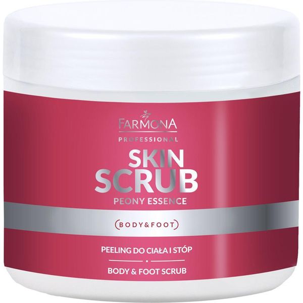 Peony Essence Farmona Scrub Corpo E Piedi Al Gusto Di Peonia 500G-image