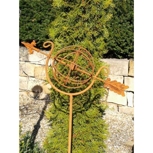 Meridiana Da Giardino Con Tappo In Acciaio Inox-image