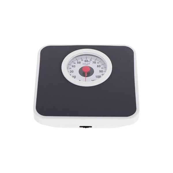 Adler | Mechanical Bathroom Scale | Ad 8178 | Maximum Weight (Capacity) 120 Kg | Accuracy 1000 G | Black-image