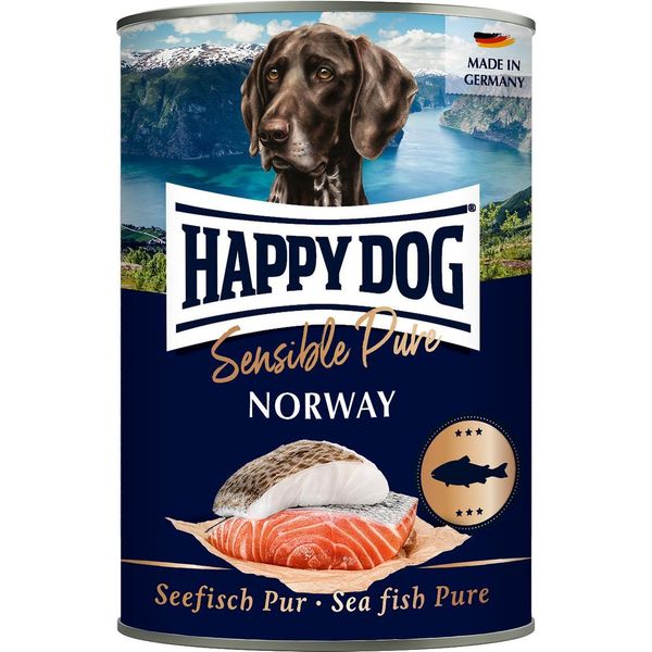 Happydog 400Gx6 Sensible Pure Norway Poisson De Mer-image