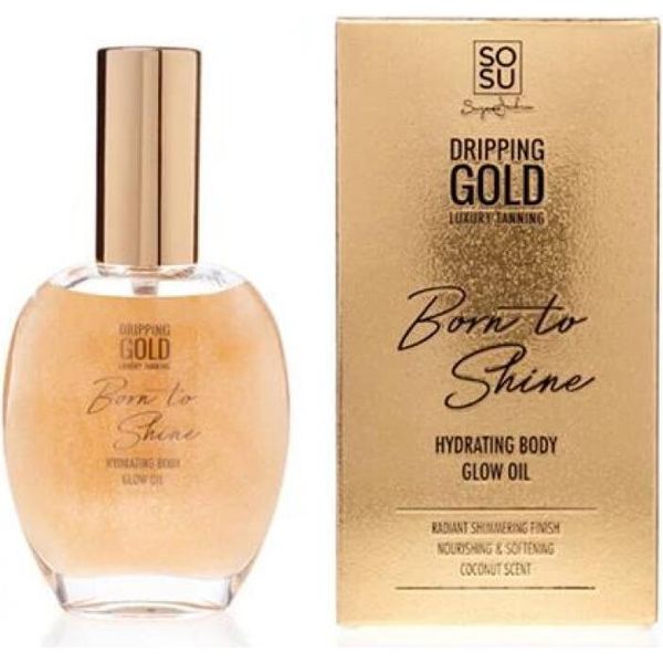 Olio Corpo Idratante Con Glitter Golden Born To Shine (Olio Corpo Idratante) 50 Ml-image