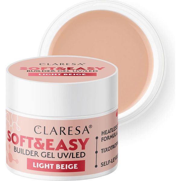 Claresa Soft & Easy Gel Costruttore Beige Chiaro 45G-image