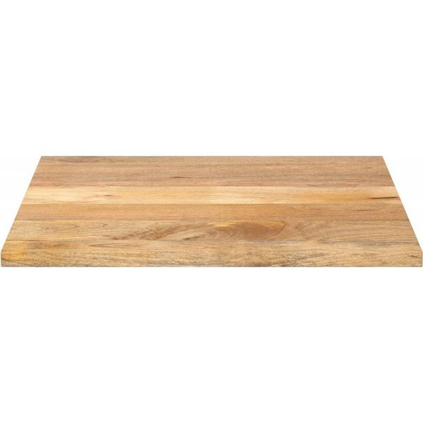 Vidaxl Piano D'appoggio 80X80X2,5 Cm Quadrato In Legno Massiccio Di Mango-image