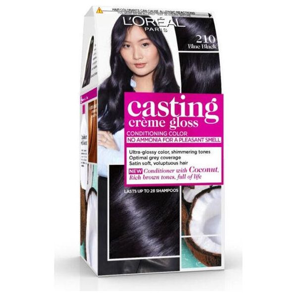 L'oréAl Paris Casting CrèMe Gloss Colore Dei Capelli 210 Blu Nero.-image