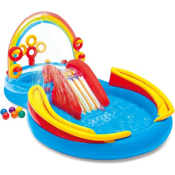Parco Giochi Gonfiabile Arcobaleno 297 X 193 X 135 Cm Intex 57453-image